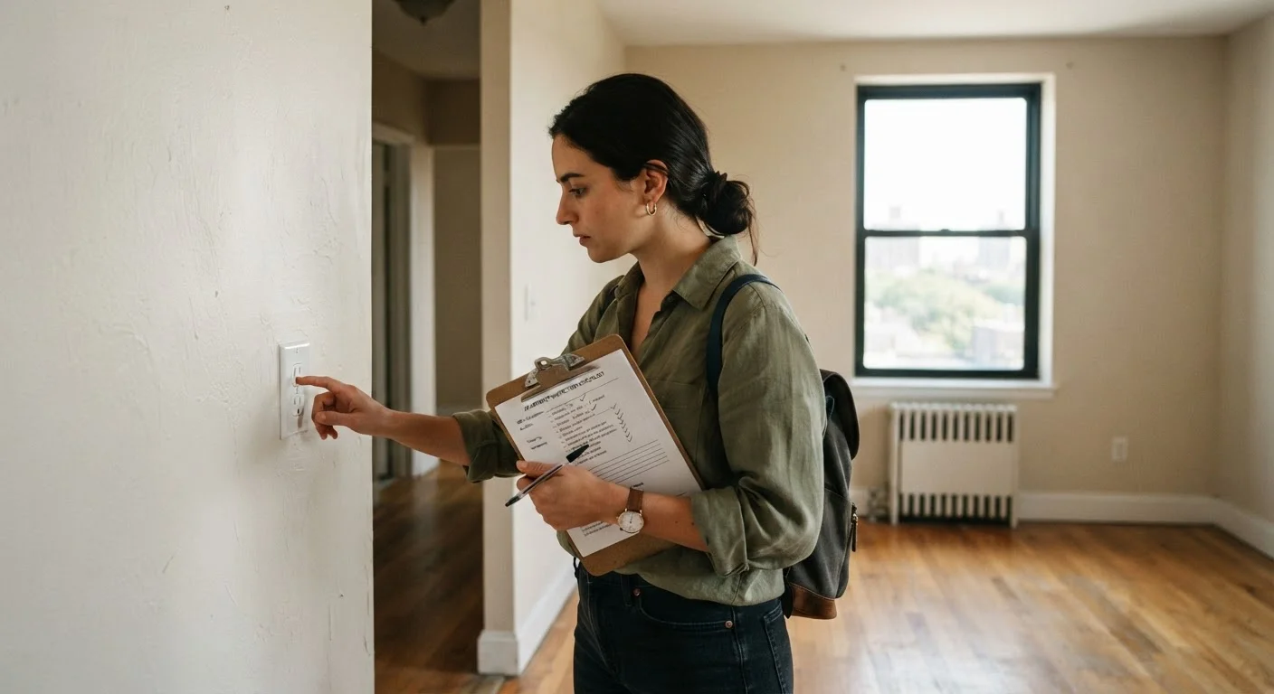 Before You Sign: A Renter's Apartment Walkthrough Checklist