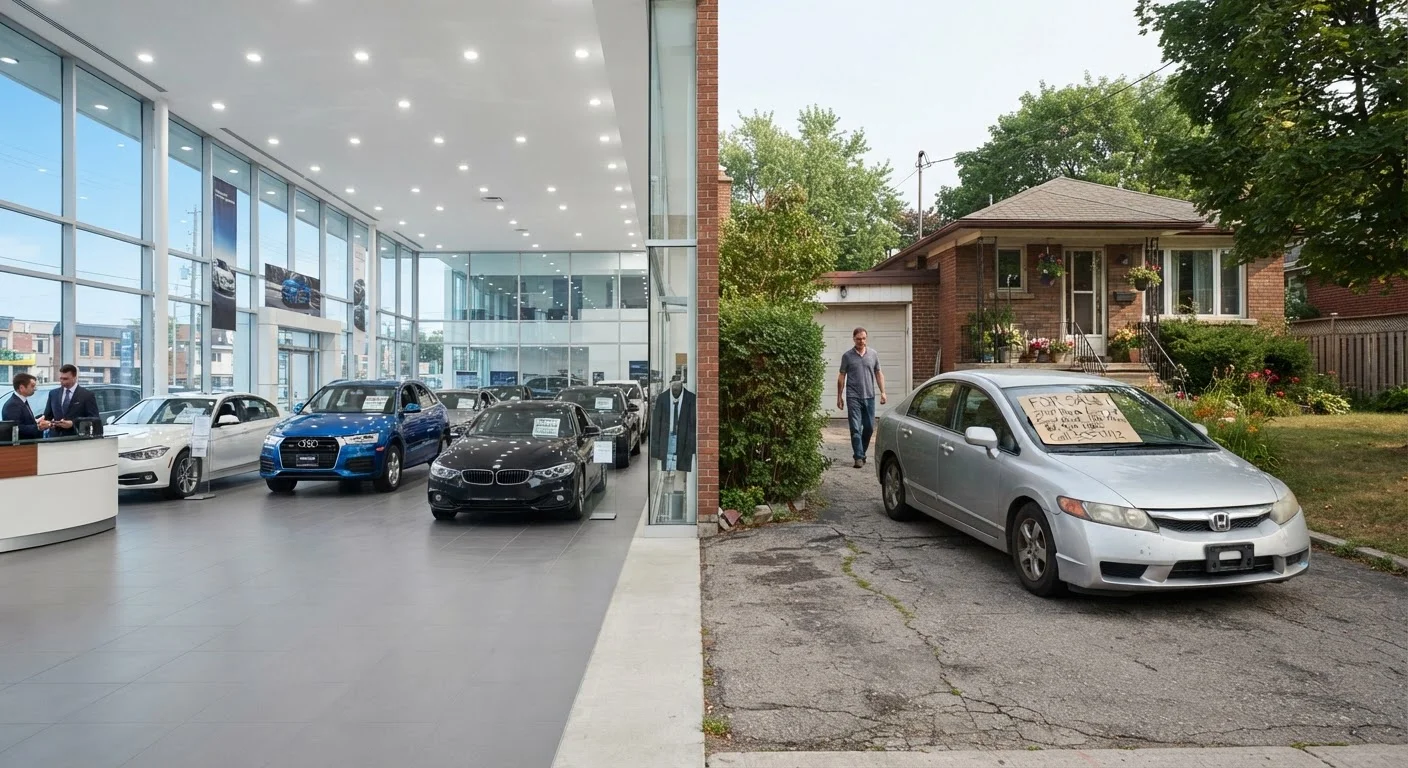 Buying From a Dealership vs. a Private Seller
