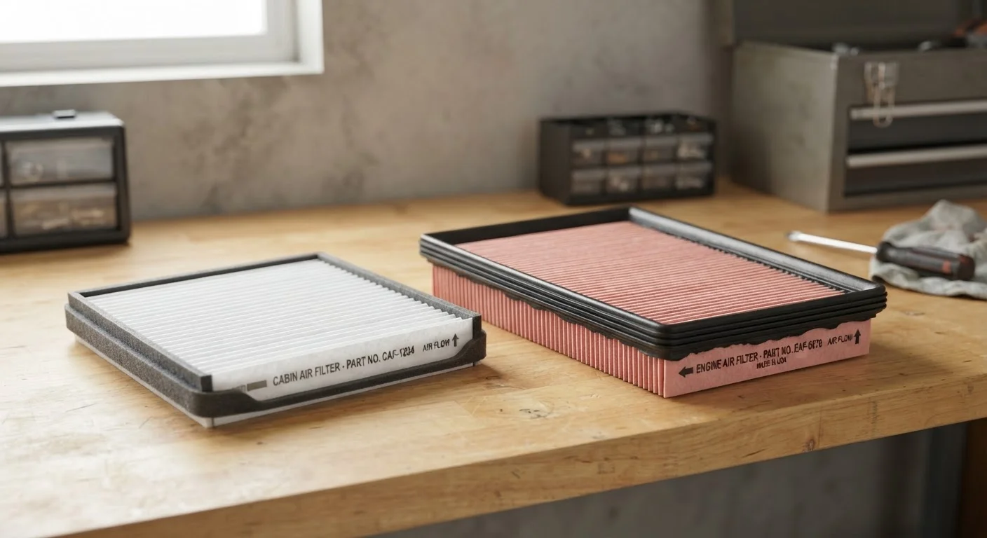 Cabin Air Filter vs. Engine Air Filter: Two Jobs, Very Different Stakes