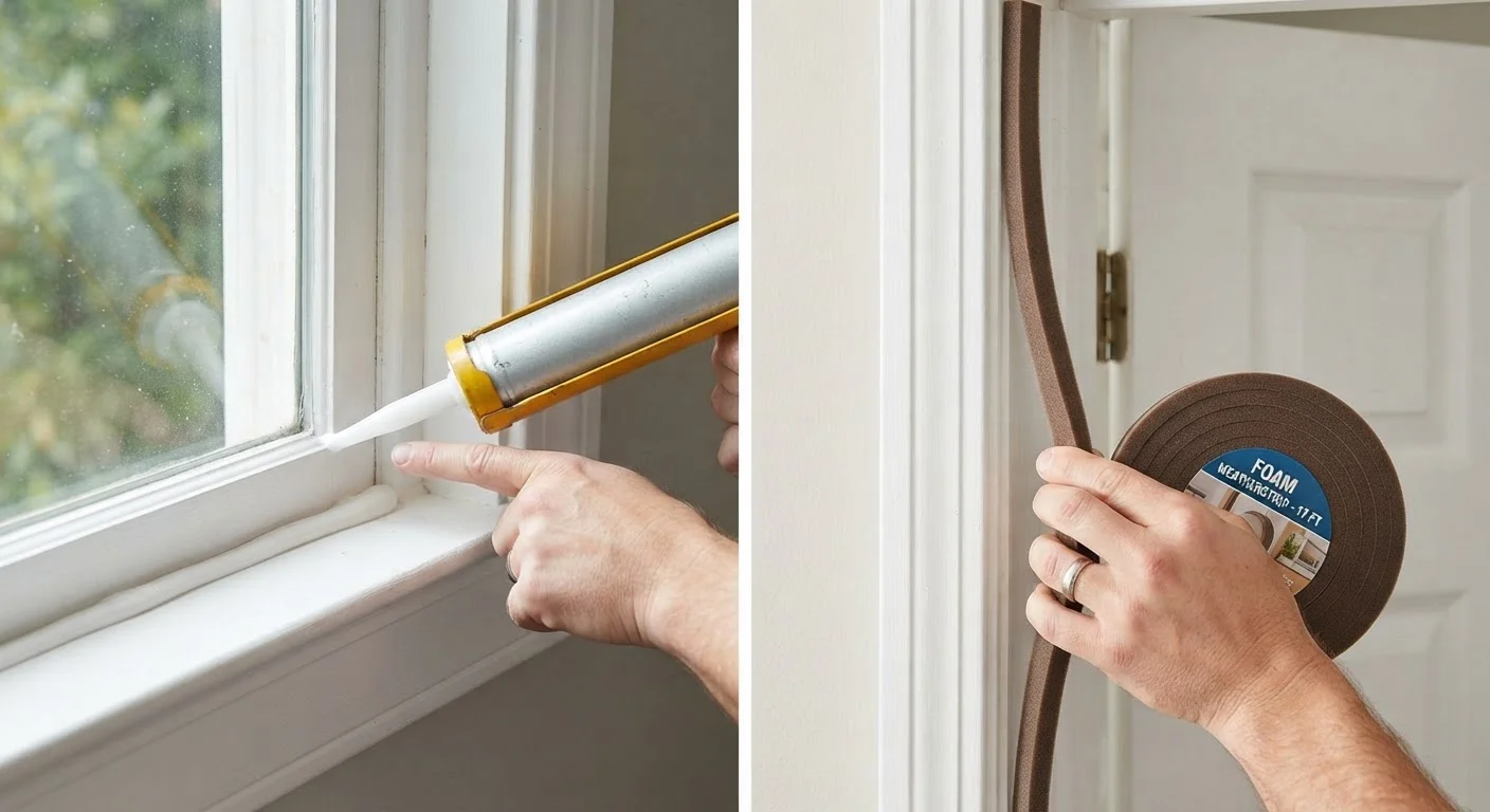 Caulk vs. Weatherstripping: Choosing the Right Seal for Every Gap