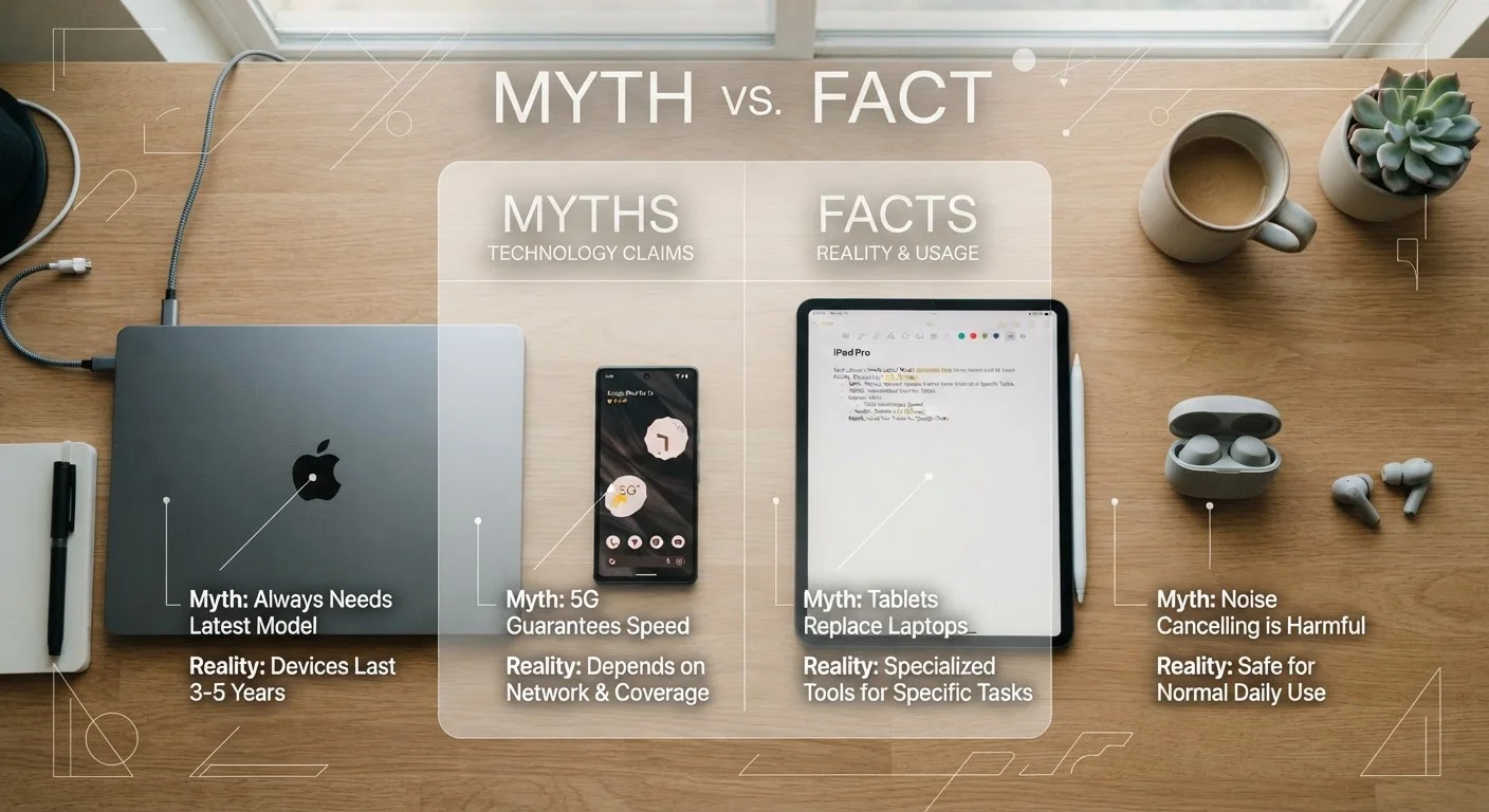 Common Gadget Myths That Lead People to Waste Money or Damage Devices