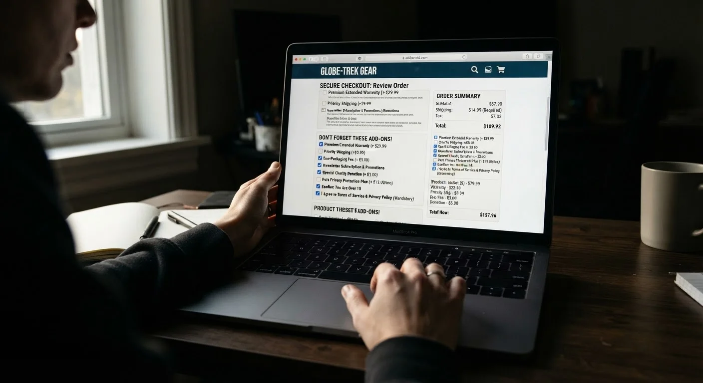 Dark Patterns in Online Checkout: The Hidden Charges to Watch For