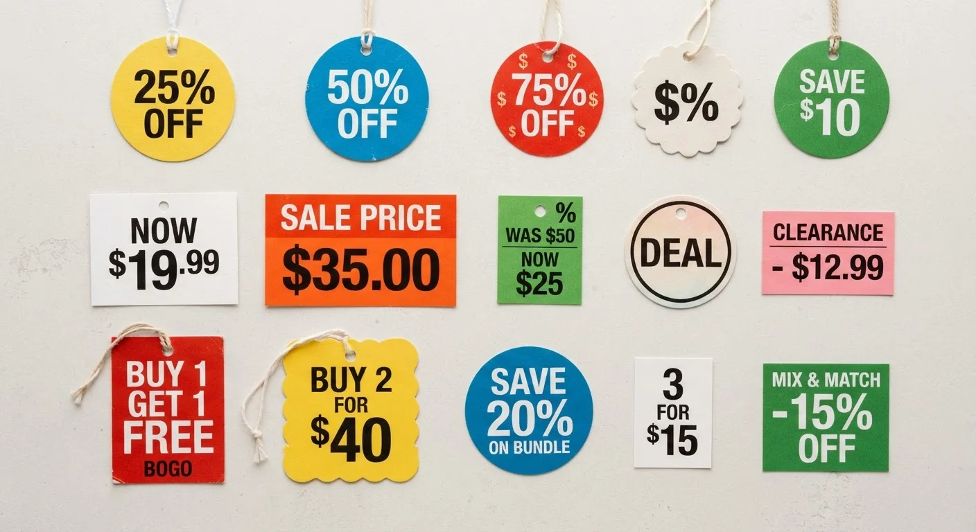 Discount Formats Decoded: Percentage Off, Dollar Off, BOGO, and Bundle Pricing