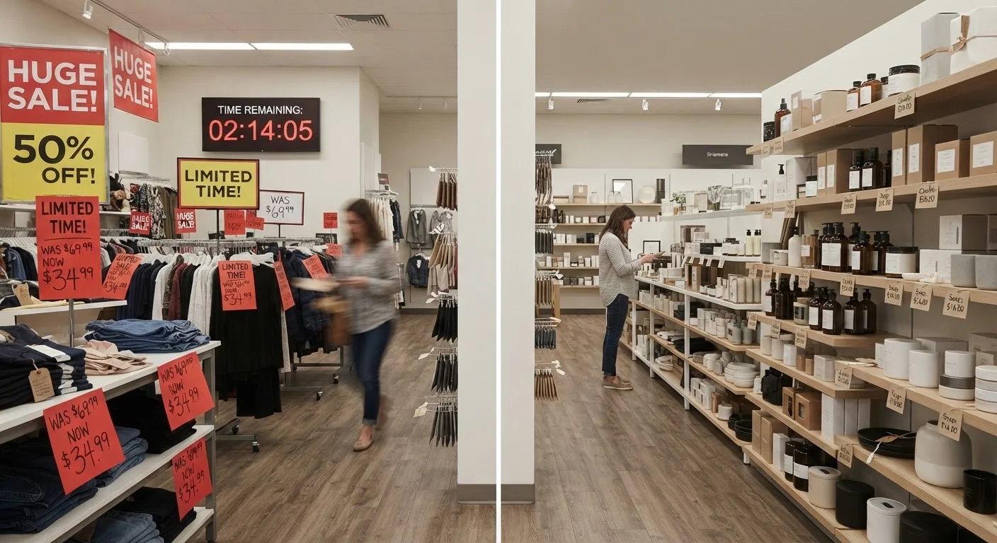 Flash Sales vs. Everyday Low Pricing: Two Retail Strategies, One Consumer Decision