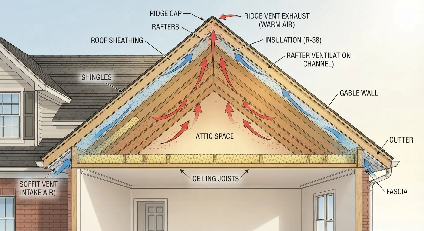 How Roof Ventilation Works and Why It Affects More Than Just Your Attic