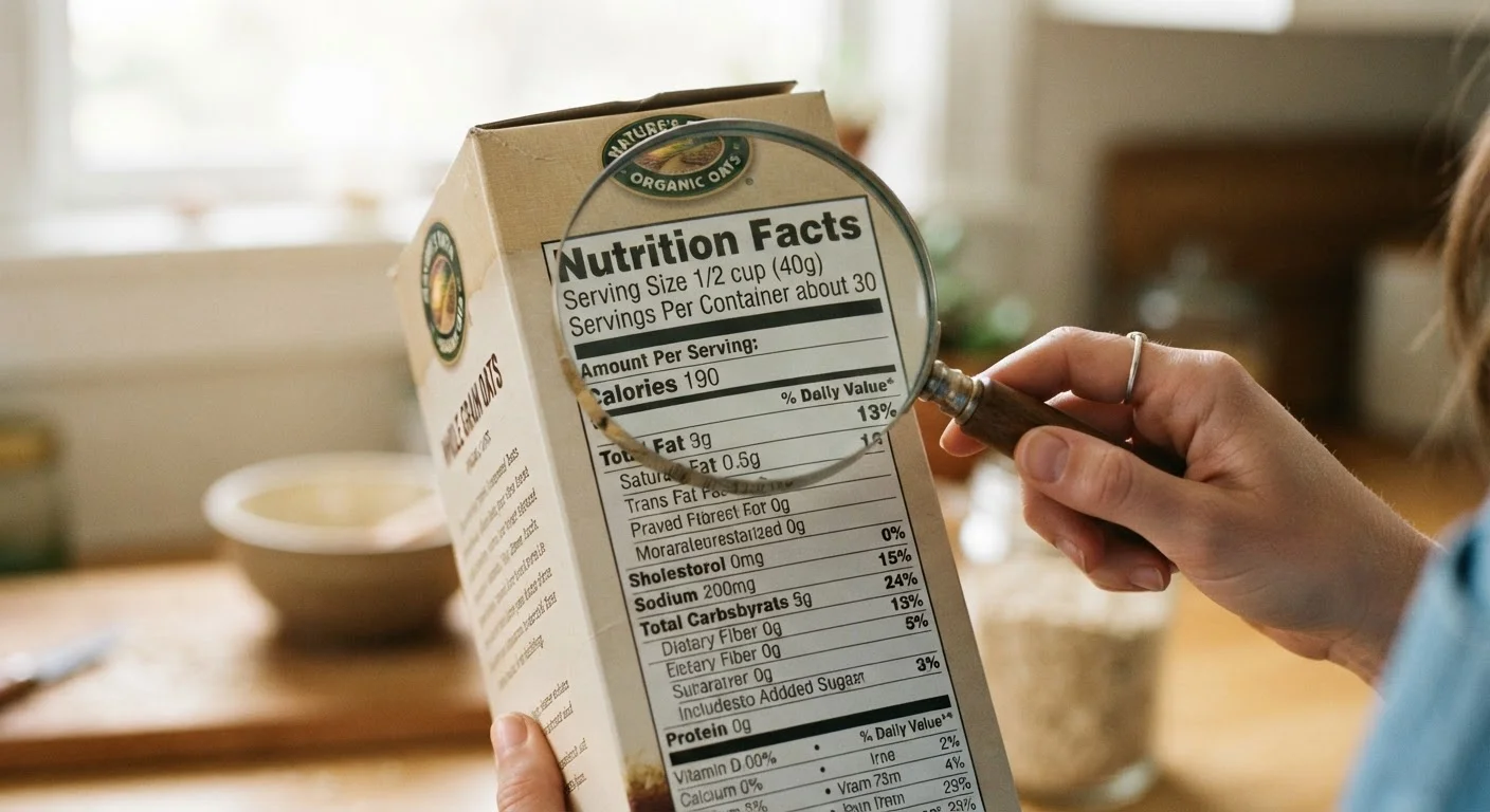 Reading a Nutrition Label Without Getting Lost