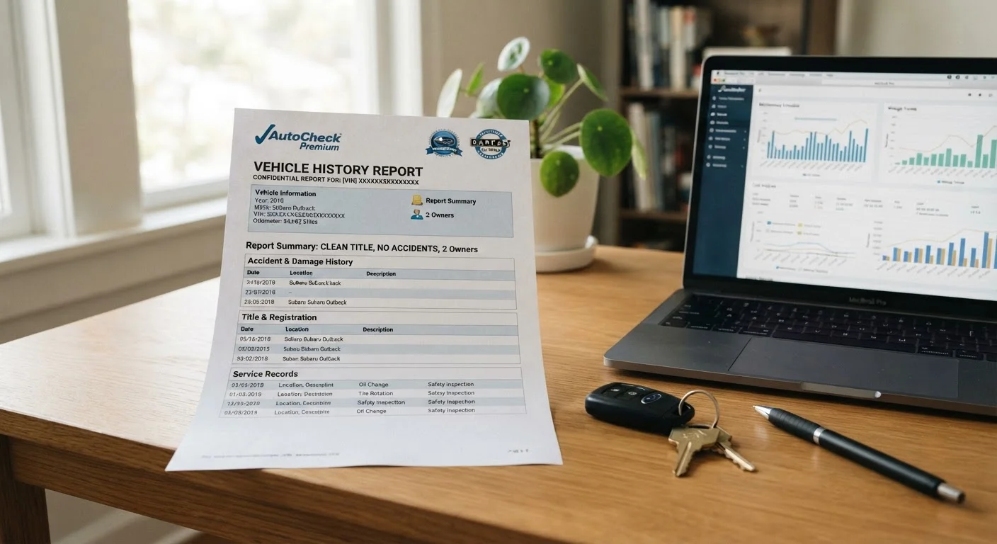 Reading a Vehicle History Report Without Getting Overwhelmed